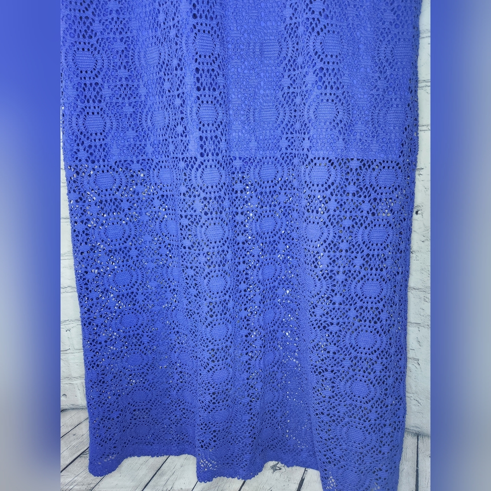 Tommy Bahama Crochet Lace Maxi Dress Size Medium - Picture 6 of 6